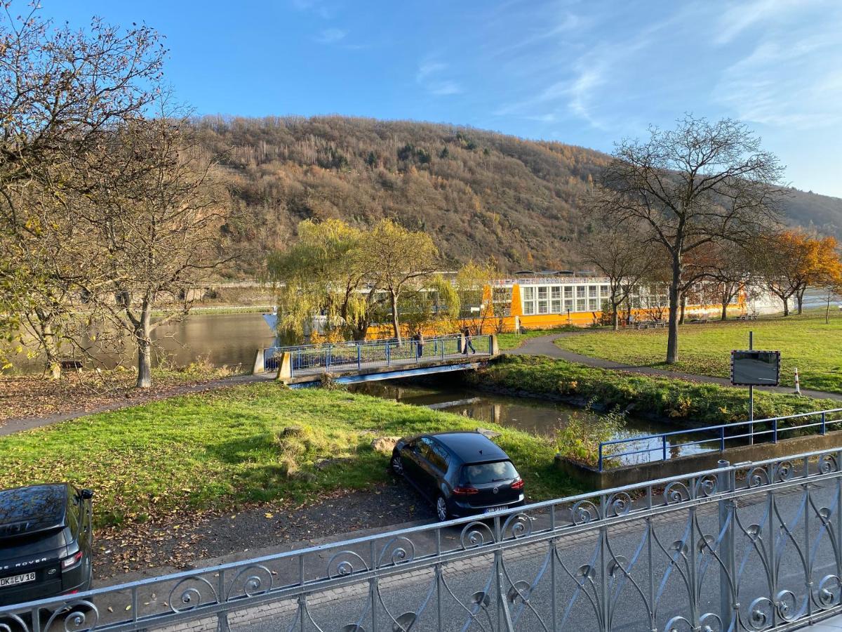 Apartmán Direkter Moselblick I Altbau I 4 Personen I Terrasse Sankt Aldegund Exteriér fotografie